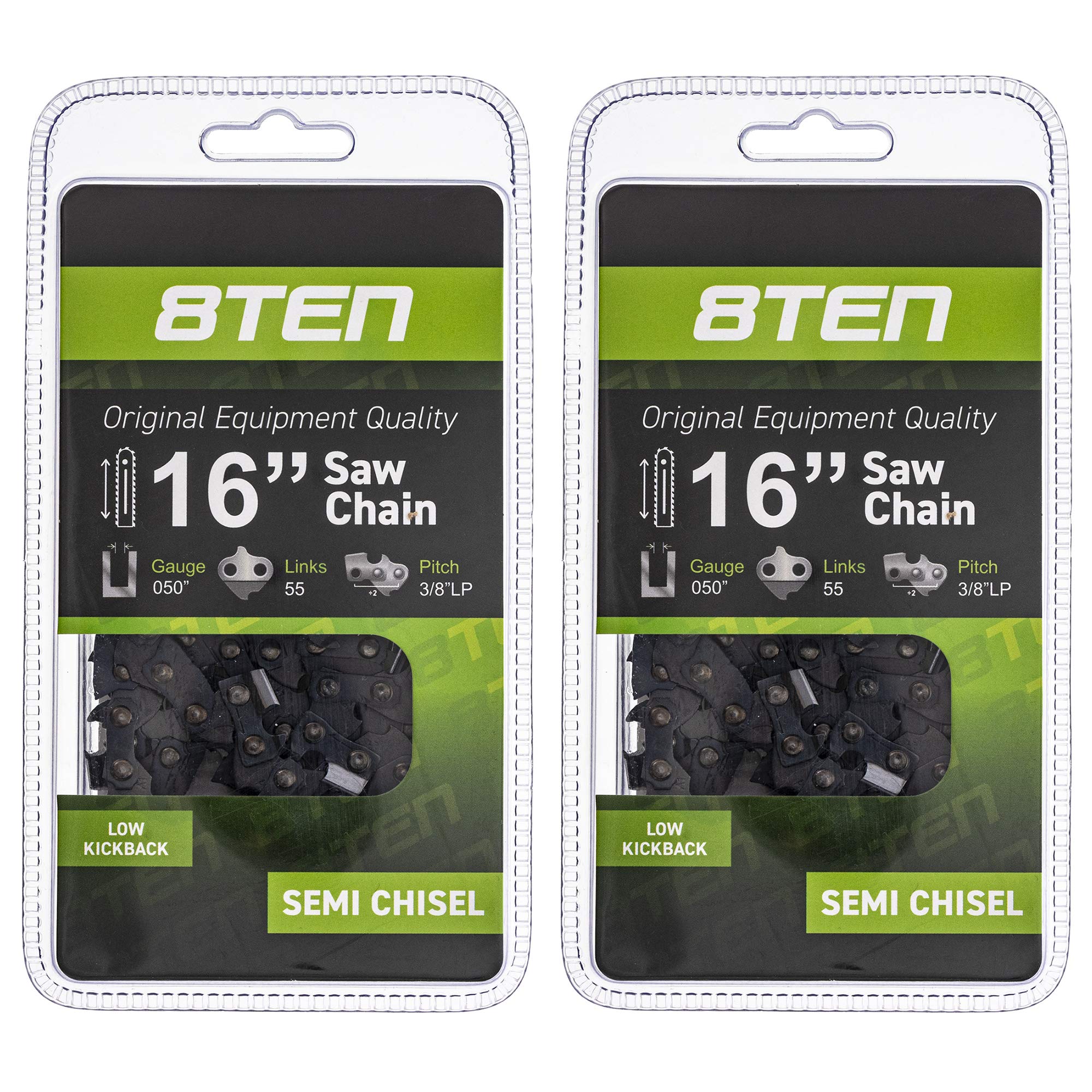 Amazon.com: 8TEN Chainsaw Chain 16 inch .050 .375 55 Drive Links
